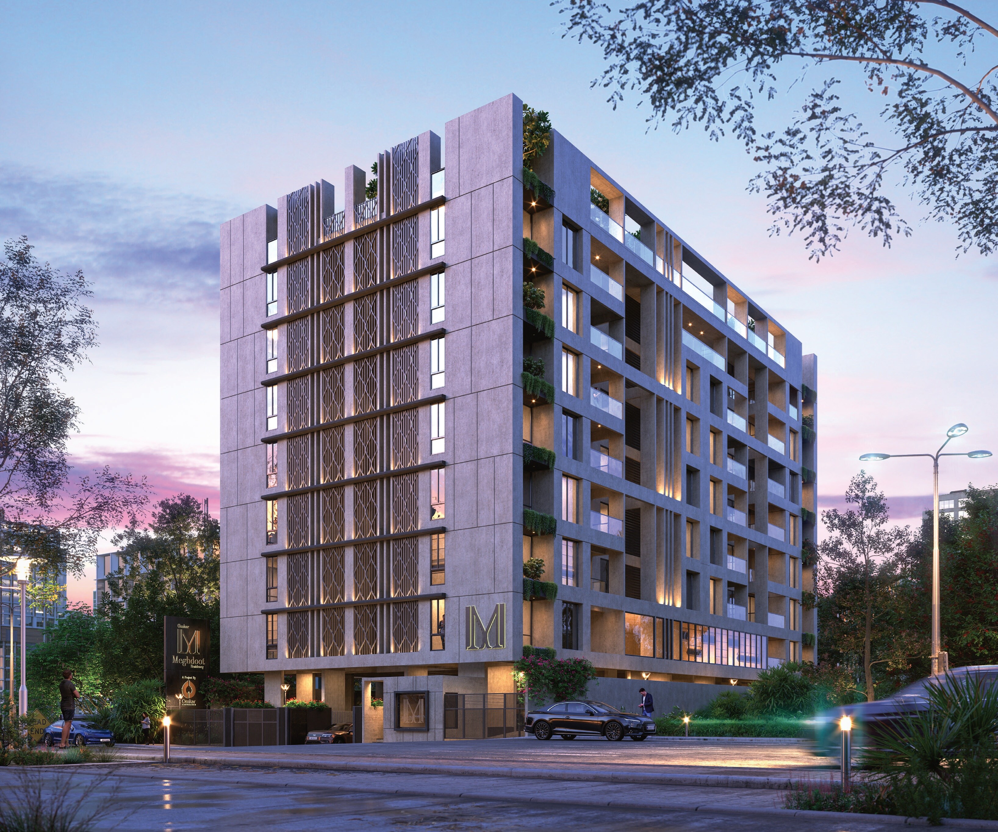 Omkar Meghdoot Residency Apartment Exteriors