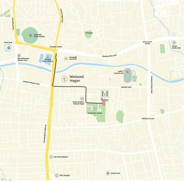 Omkar Meghdoot Residency Location Image