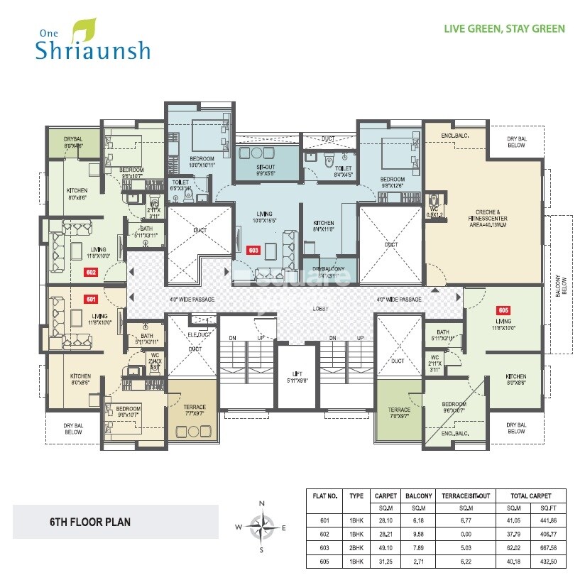 One Shriaunsh Floor Plans