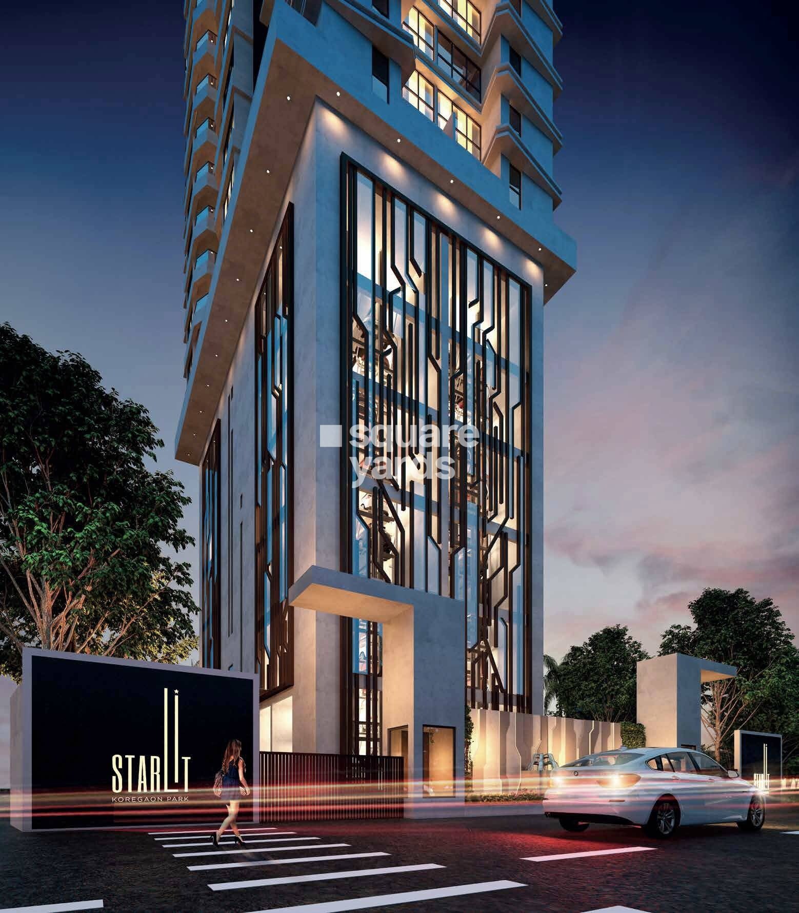 Opulent Starlit Entrance View