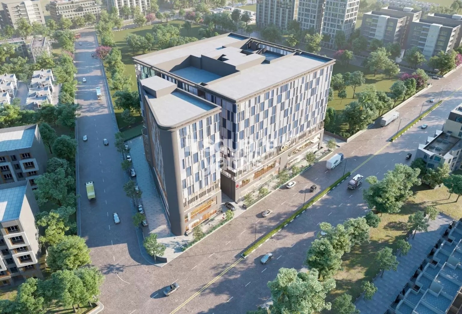 Orville Business Port Tower View 1