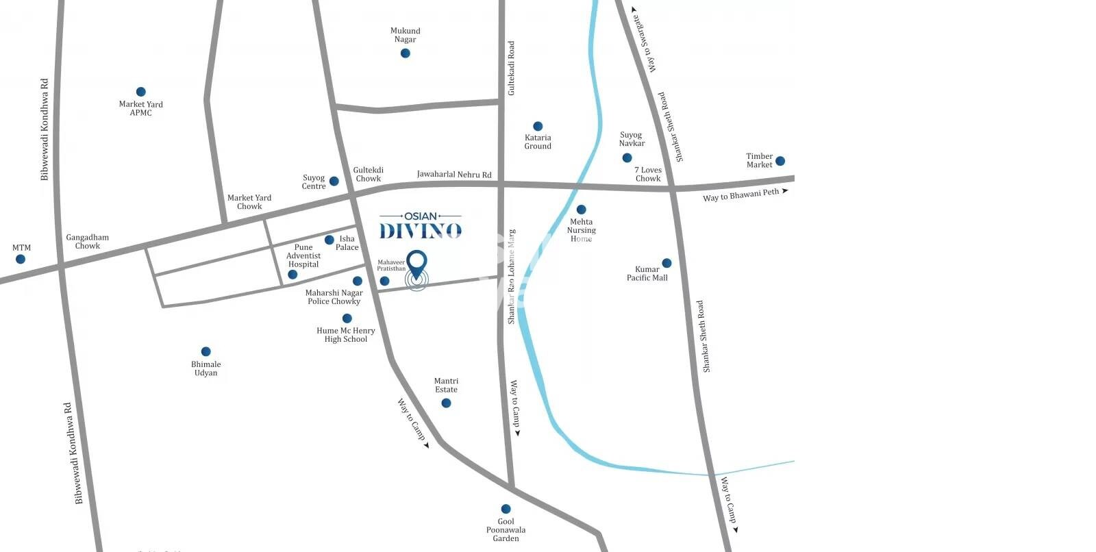 Osian Divino Location Image