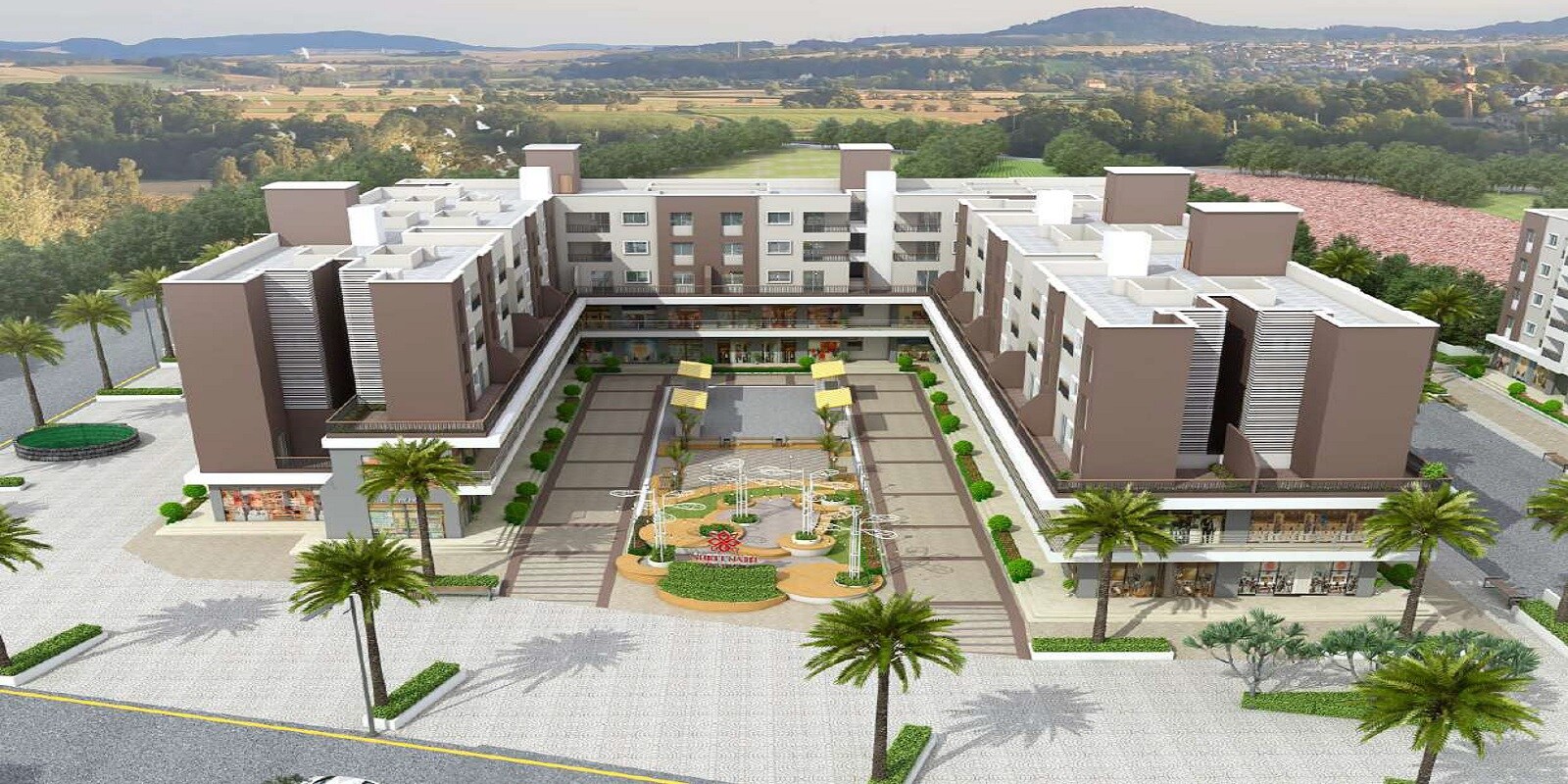 Ozone Shreenath Market City residential project in Talegaon Dhamdhere
