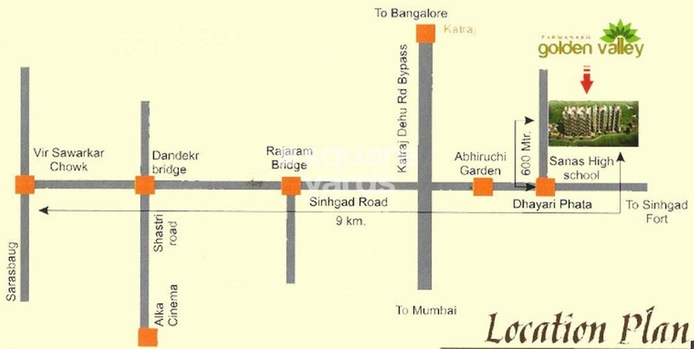 Padmanabh Golden Valley Location Image