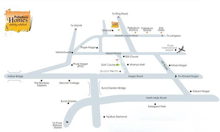 Palladium Homes Location Image