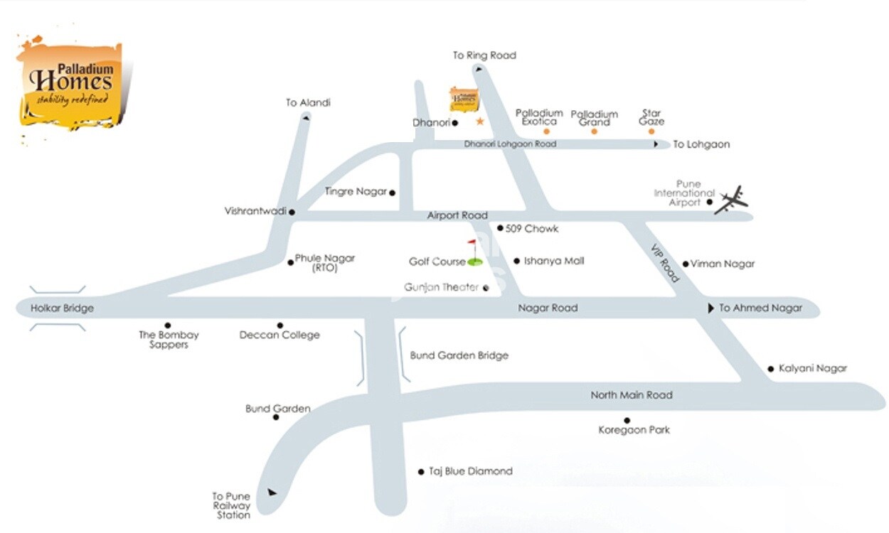 Palladium Homes Location Image
