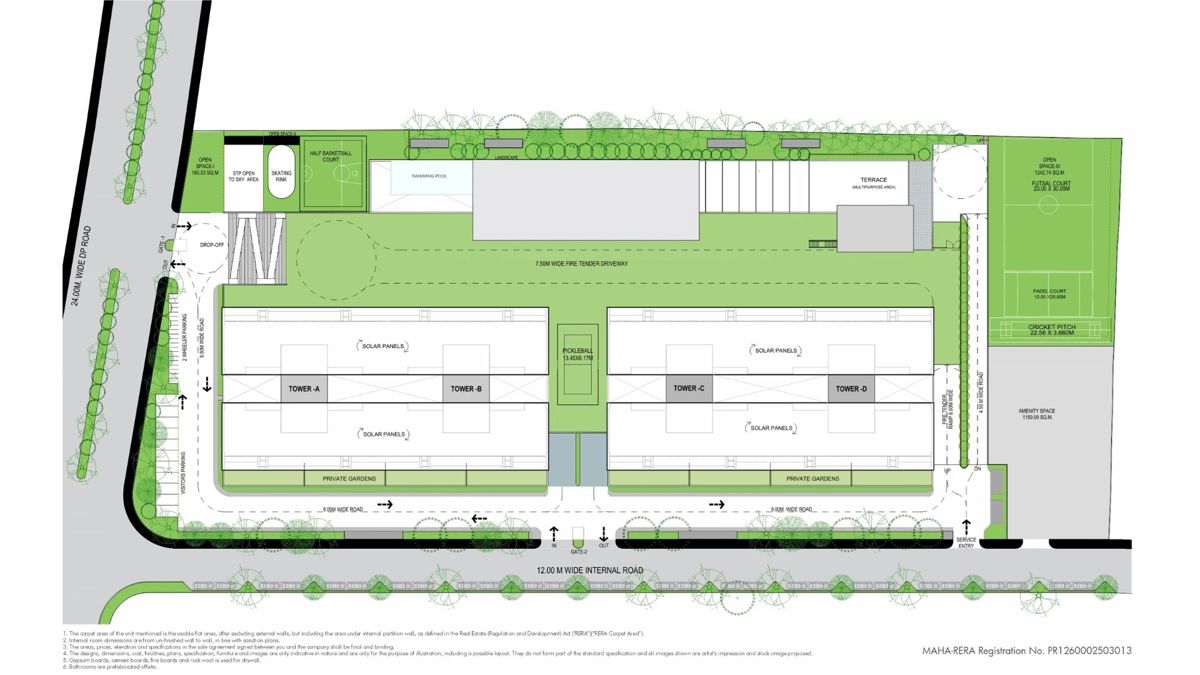 Panchshil-57-Avenue_a model of a train on a train track