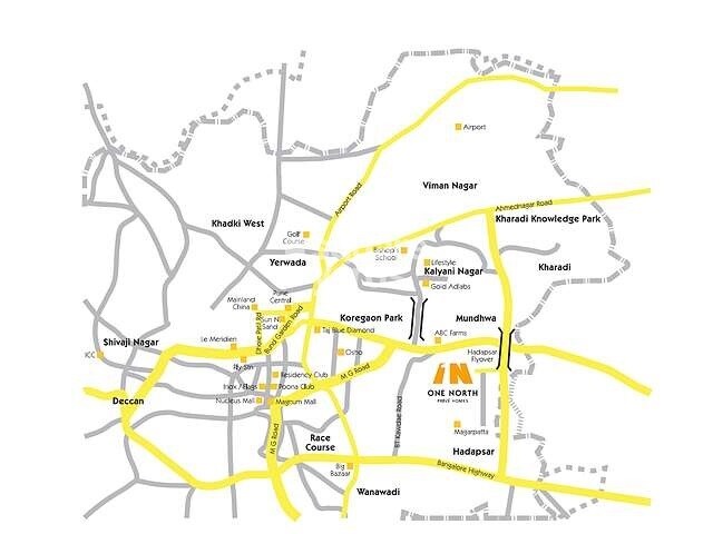 Panchshil One North Location Image