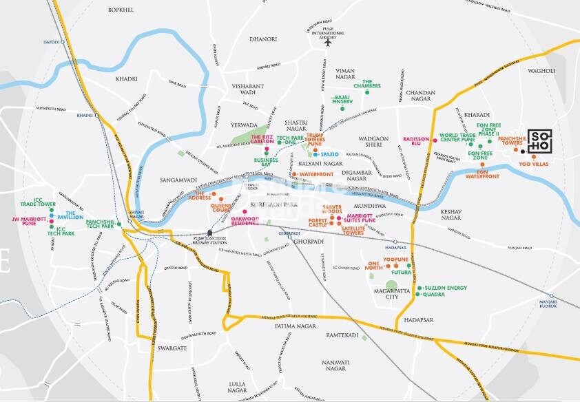 Panchshil Soho Location Image