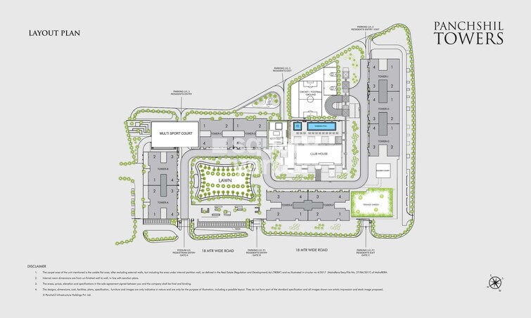 Panchshil Towers Master Plan Image 2