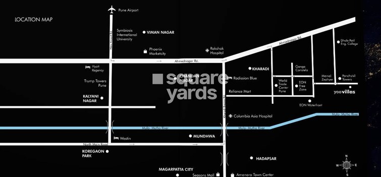 Panchshil V2 Villa Location Image