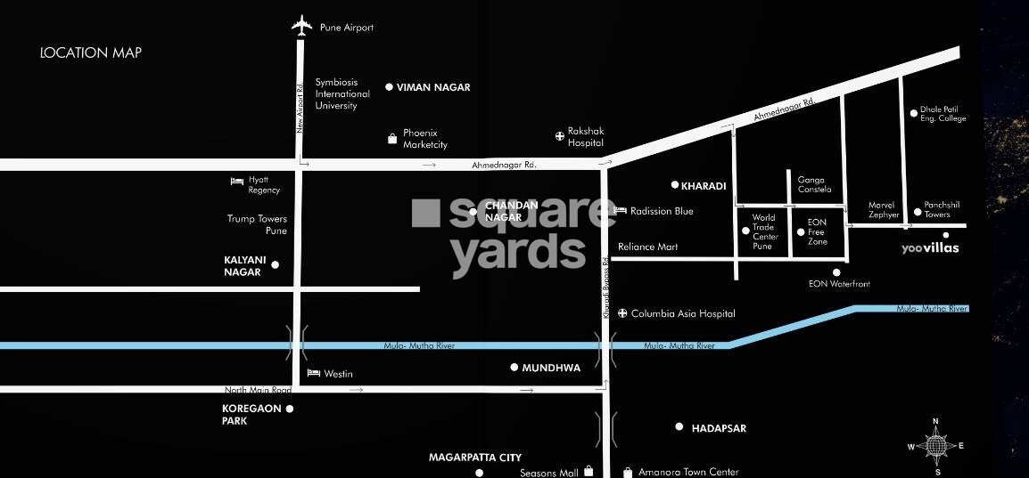 Panchshil V2 Villa Location Image