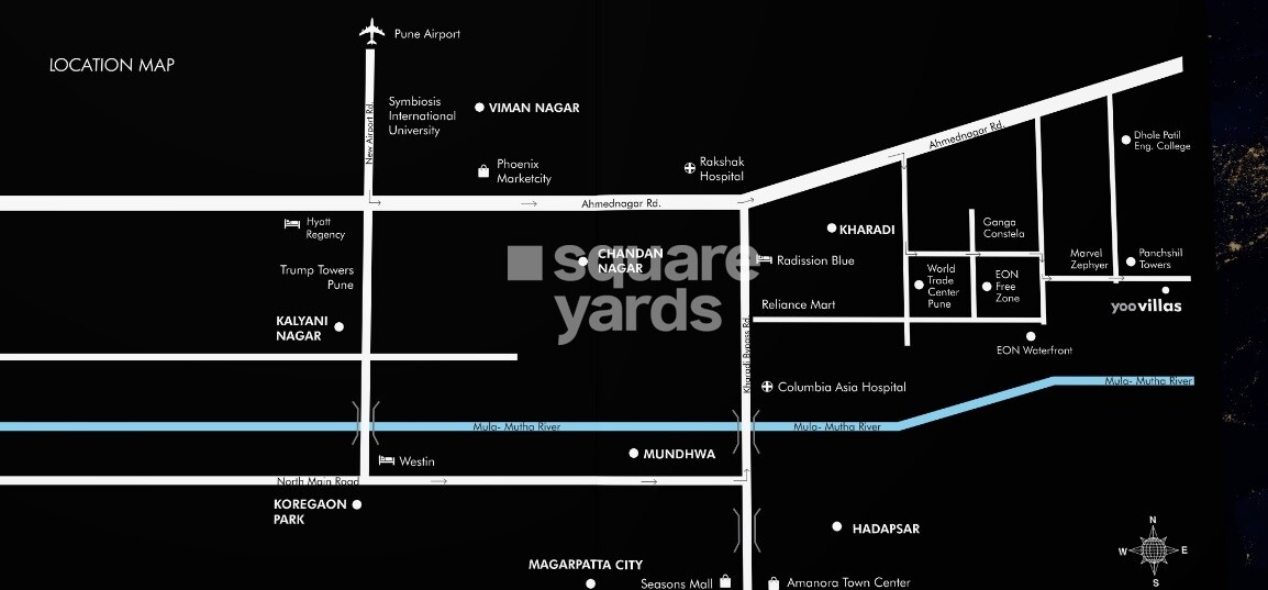 Panchshil Yoo Villas Location Image