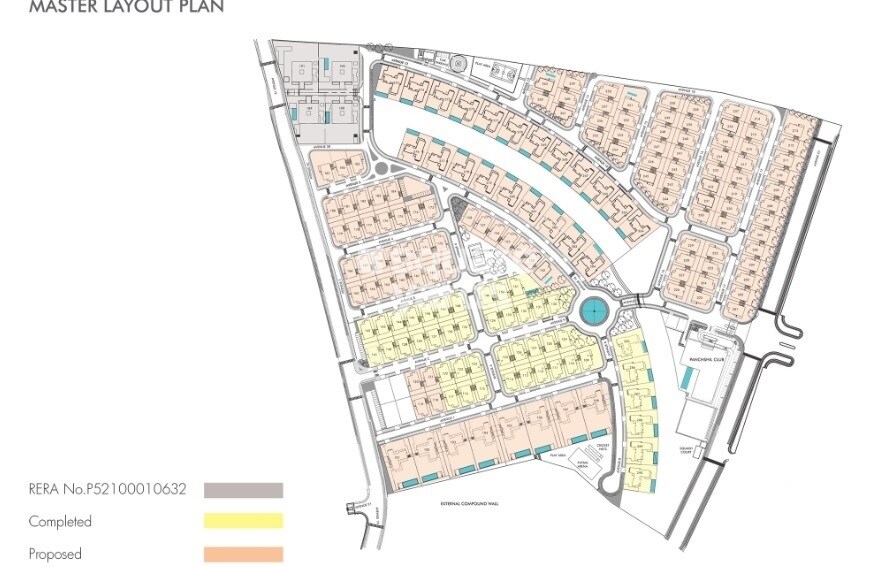 Panchshil Yoo Villas Master Plan Image