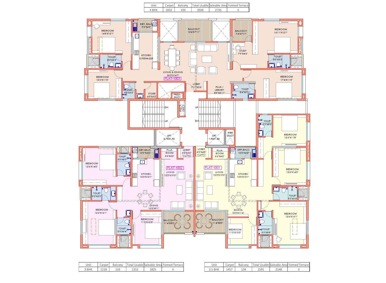 Pandit Javdekar Clover CHS Floor Plans