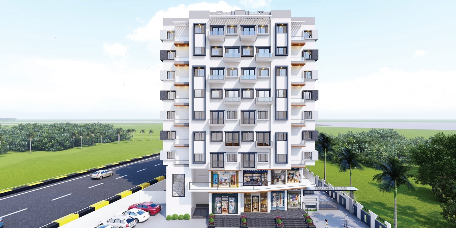 Panorama Dreams residential project in Dehu