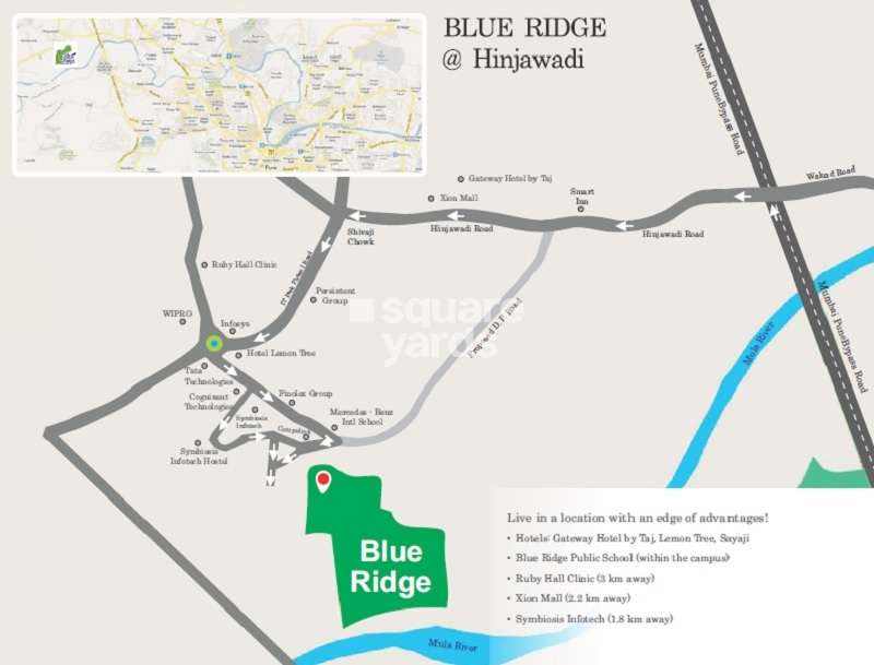 paranjape blue ridge phase 3 project location image1