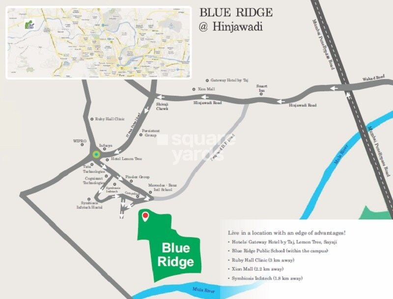 Paranjape Blue Ridge Phase 3 Location Image