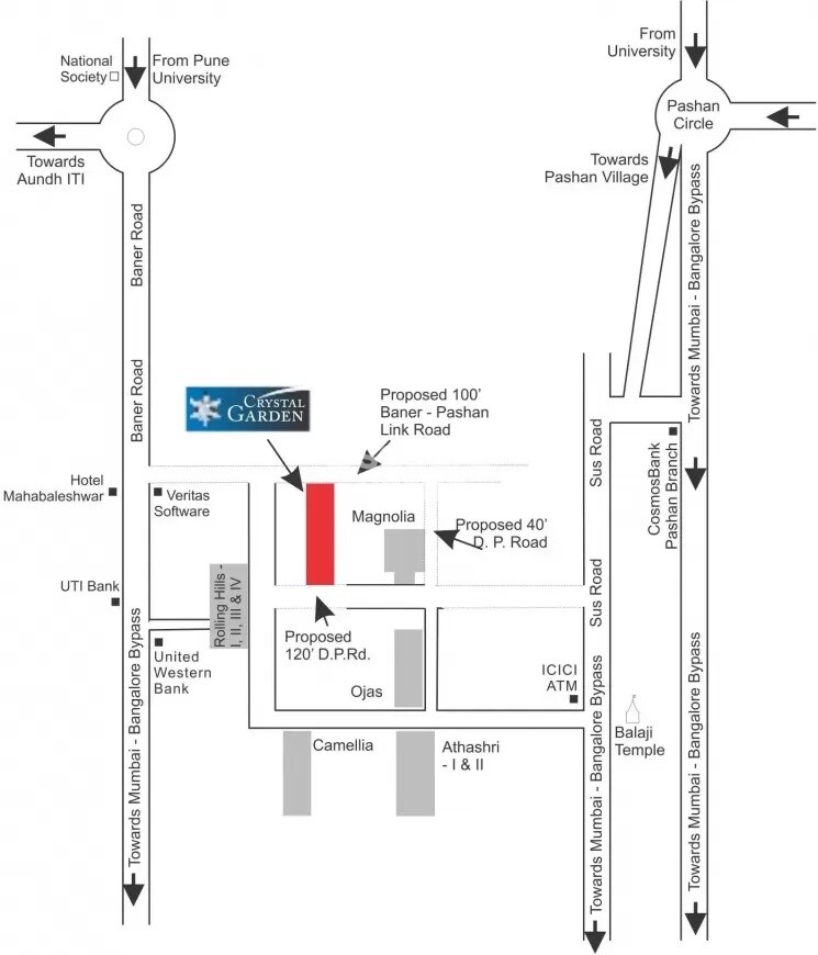 Paranjape Crystal Garden Location Image