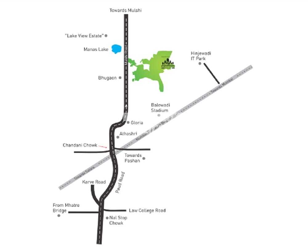 Paranjape Forest Trails Everglades H3 And H4 Location Image