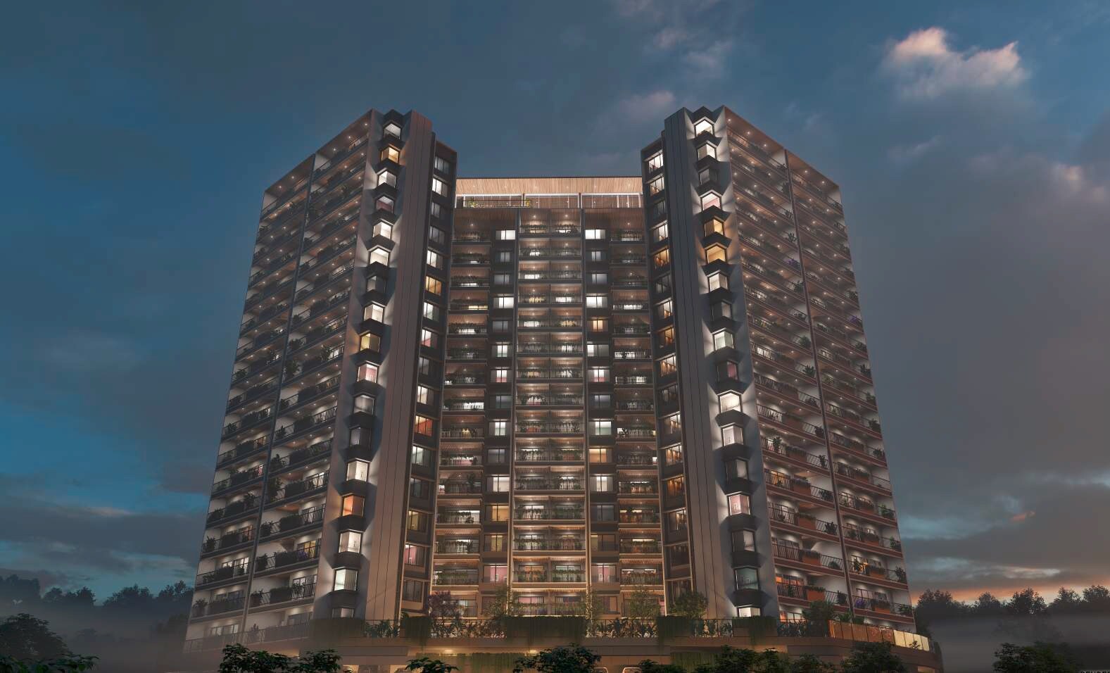 Paranjape Forest Trails High Gardens Apartment Exteriors
