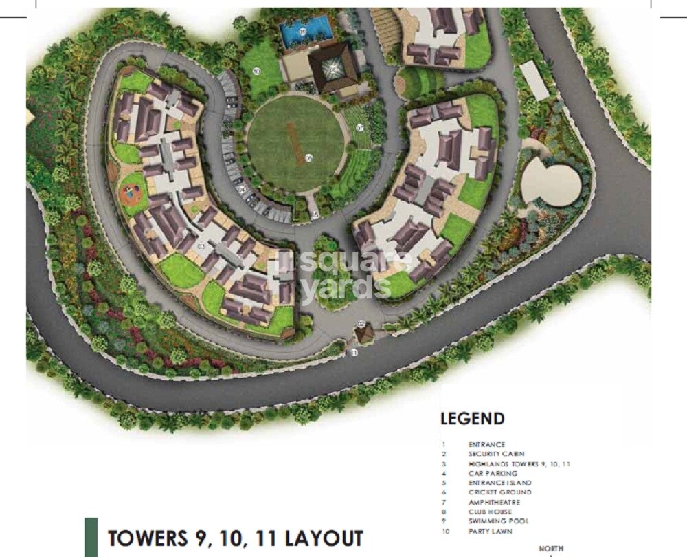 Paranjape Forest Trails Highland Tower 9 10 and 11 Master Plan 1