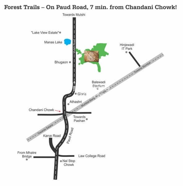 Paranjape Forest Trails The Highlands Location Image