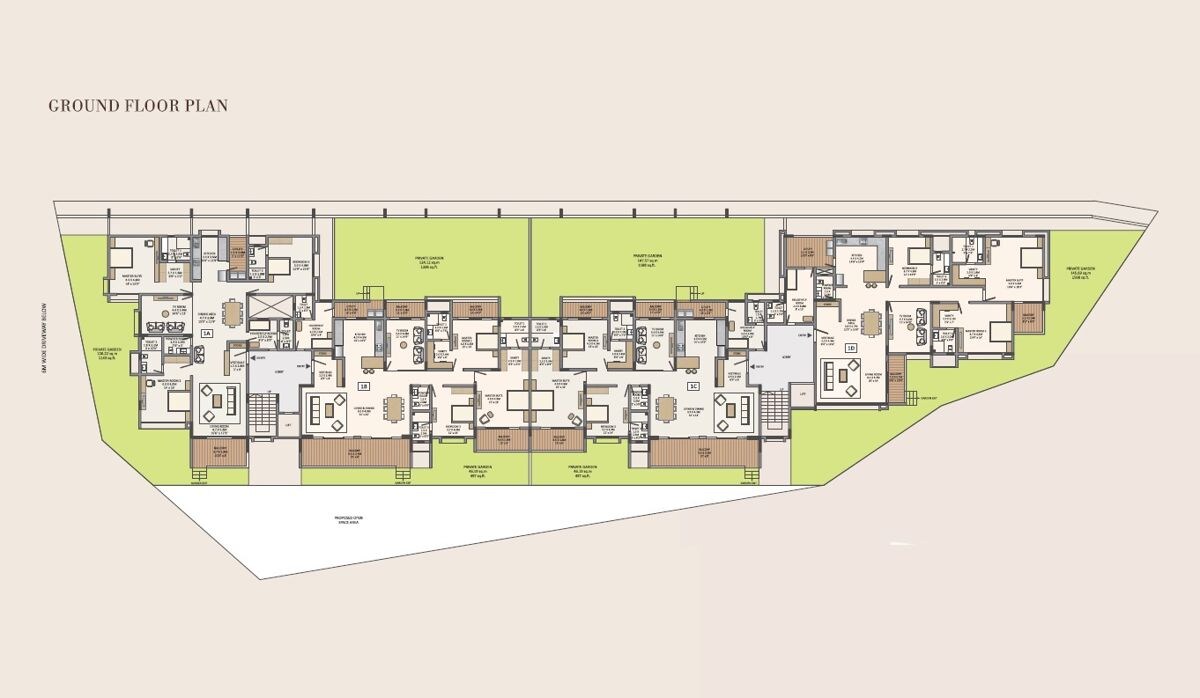 Paranjape-Forest-Trails-The-Orchard-Residences_a drawing of a cartoon character on a paper