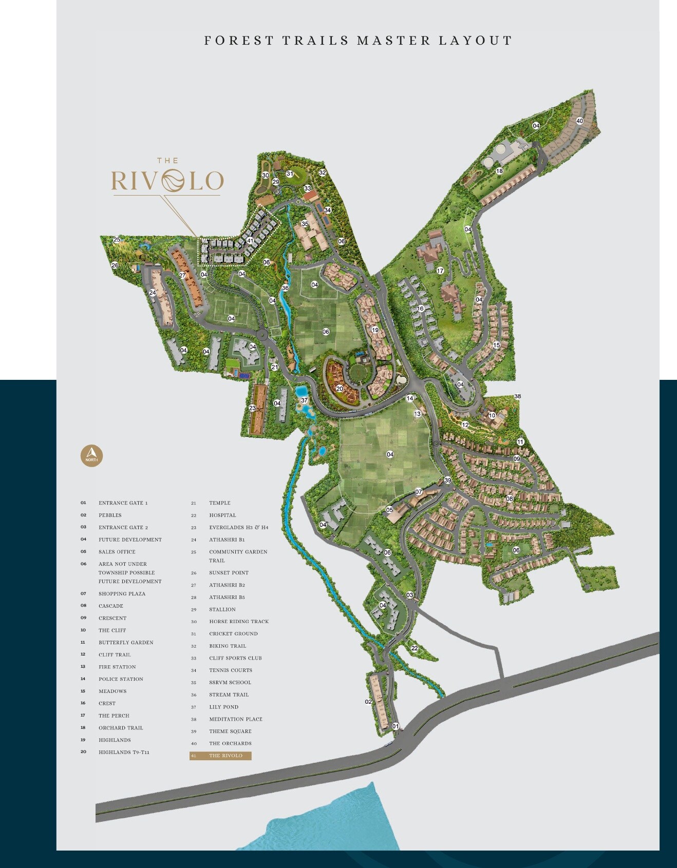 Paranjape Forest Trails The Rivolo Residences Master Plan 1