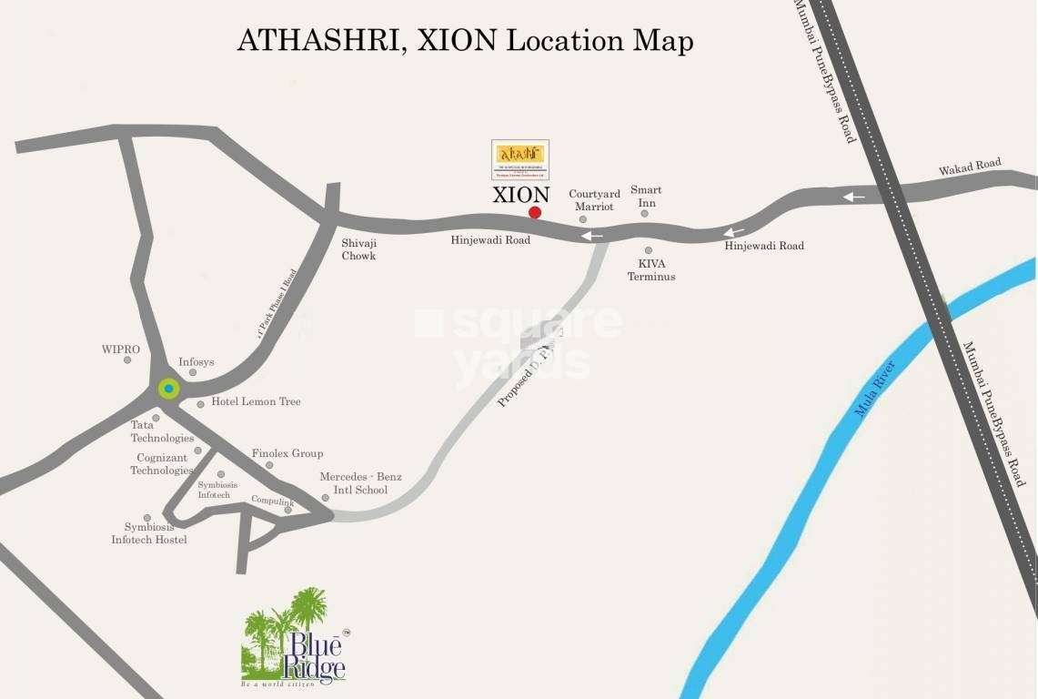 paranjape schemes athashri xion project location image1