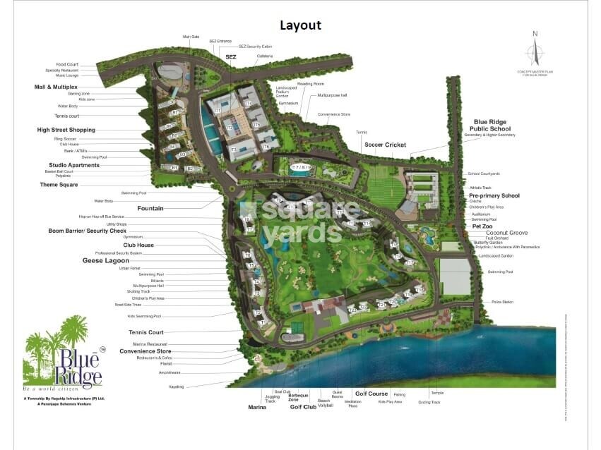 Paranjape Schemes Blue Ridge Master Plan 1