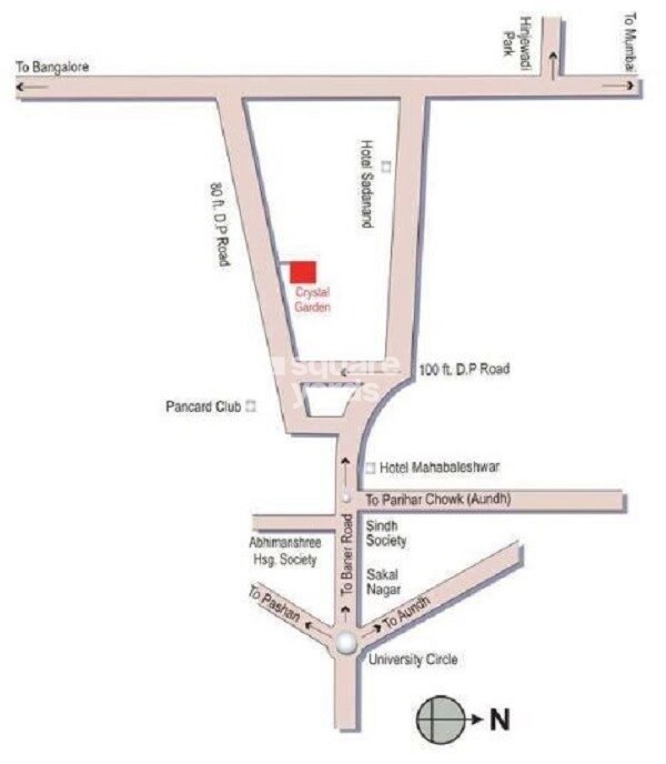 Paranjape Schemes Crystal Garden Location Image