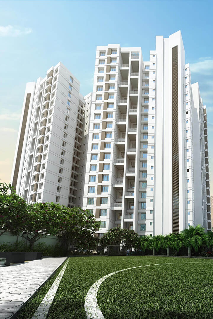 Paranjape Schemes Gloria Grand Apartment Exteriors