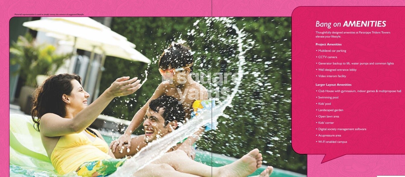 Paranjape Trident Towers Amenities-Features