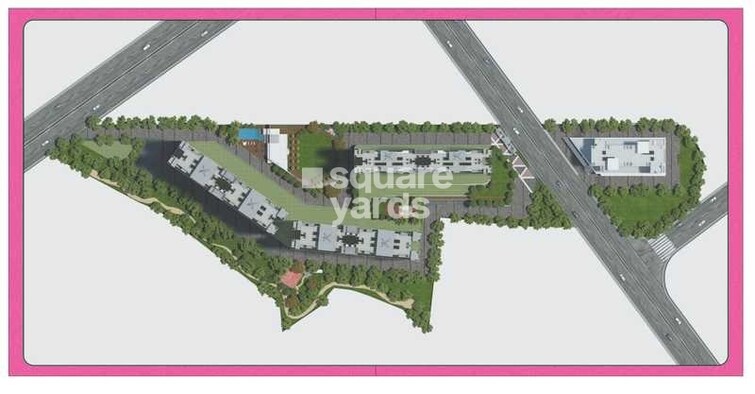 Paranjape Trident Towers Master Plan Image