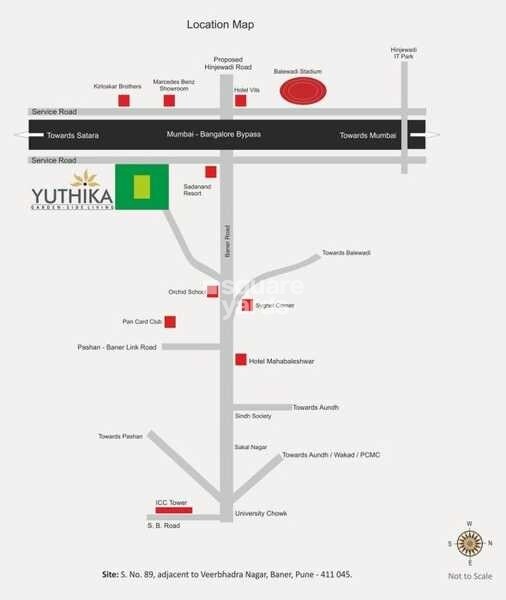 Paranjape Yuthika Apartment Location Image