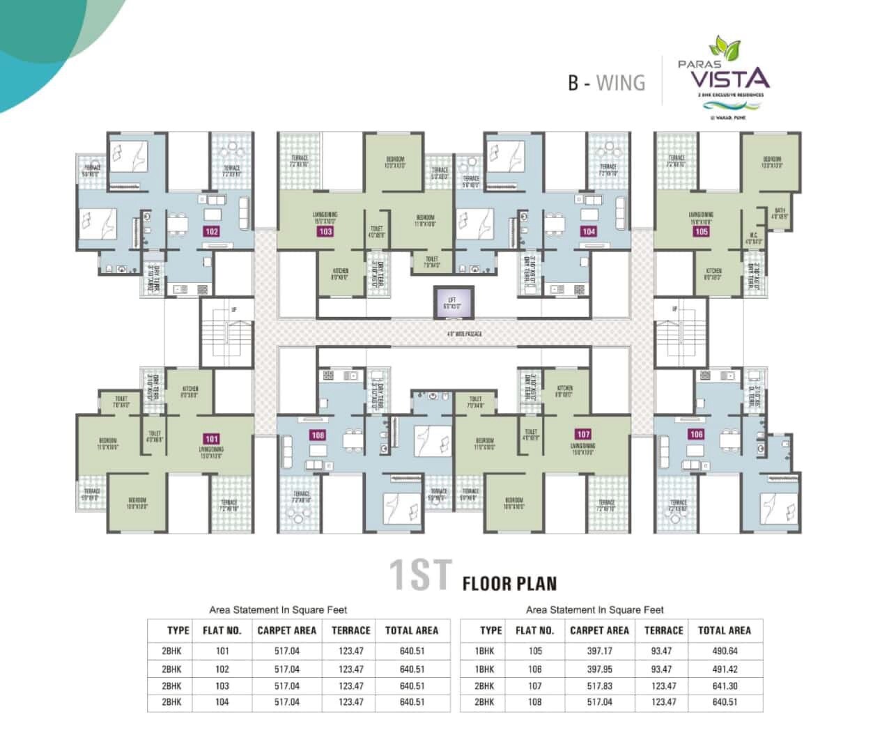 Paras Vista Floor Plans 1