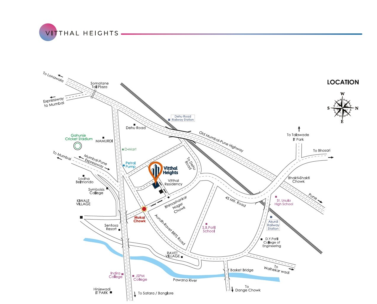 Pawana Vitthal Heights Location Image