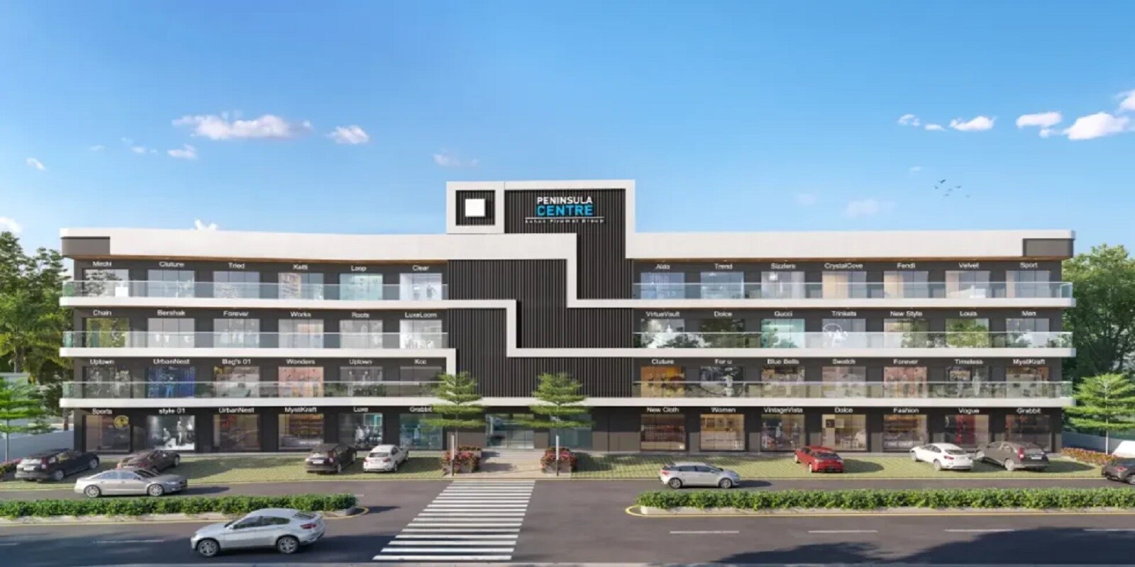 Peninsula Center residential project in Gahunje