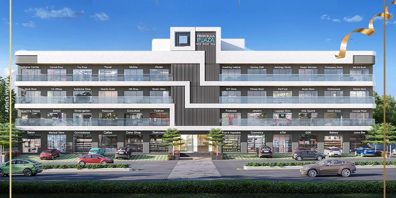 Peninsula Plaza residential project in Gahunje