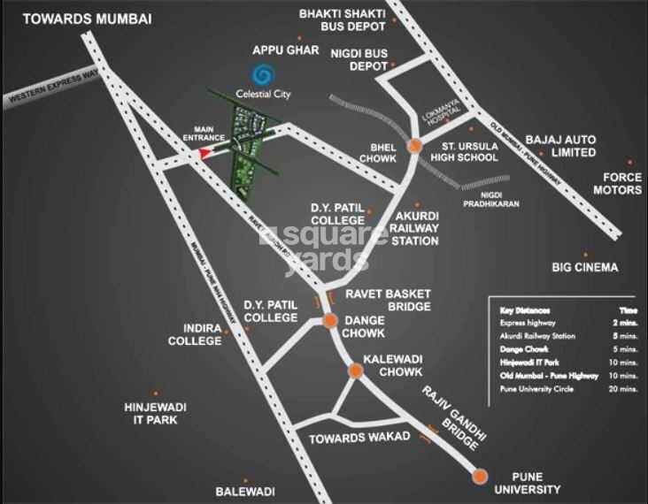 Pharande Celestial City Location Image