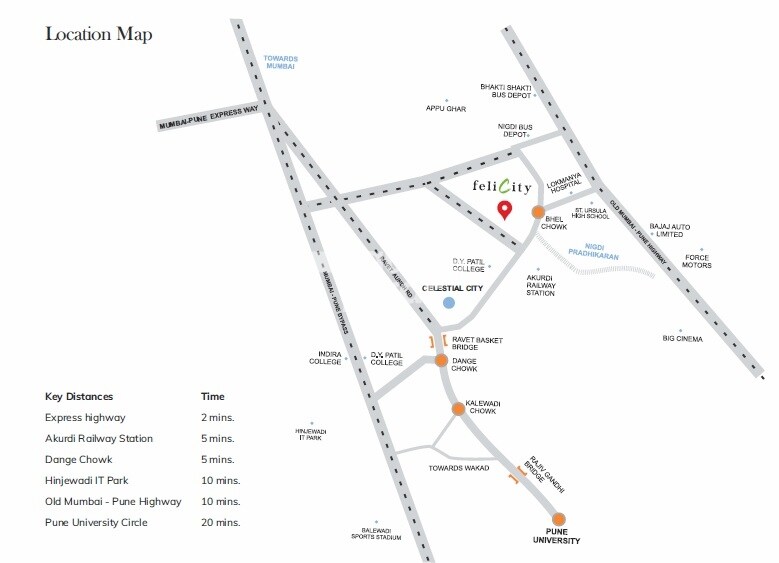 Pharande Felicity Cluster A Location Image