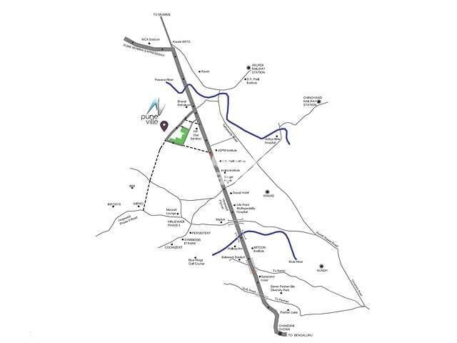 Pharande Puneville Phase 3 Location Image