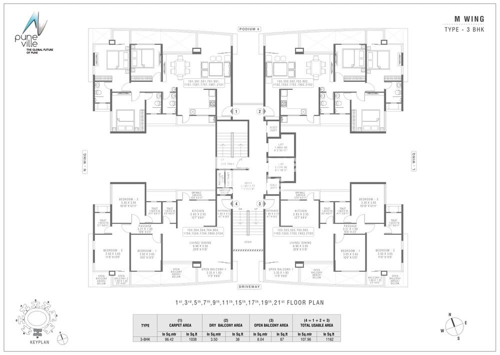 Pharande Puneville Floor Plans 2