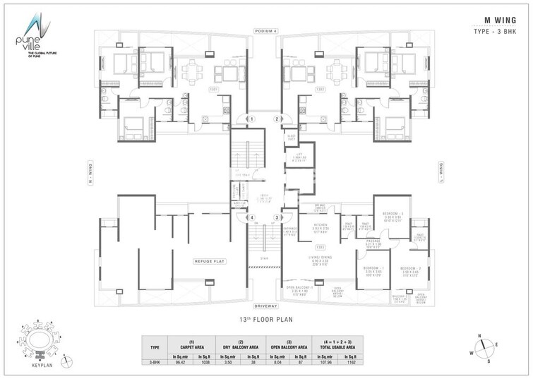 Pharande Puneville Floor Plans 3