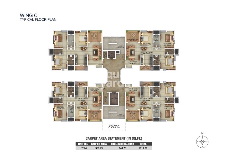 Pinnac River Dale Residency Floor Plans 2