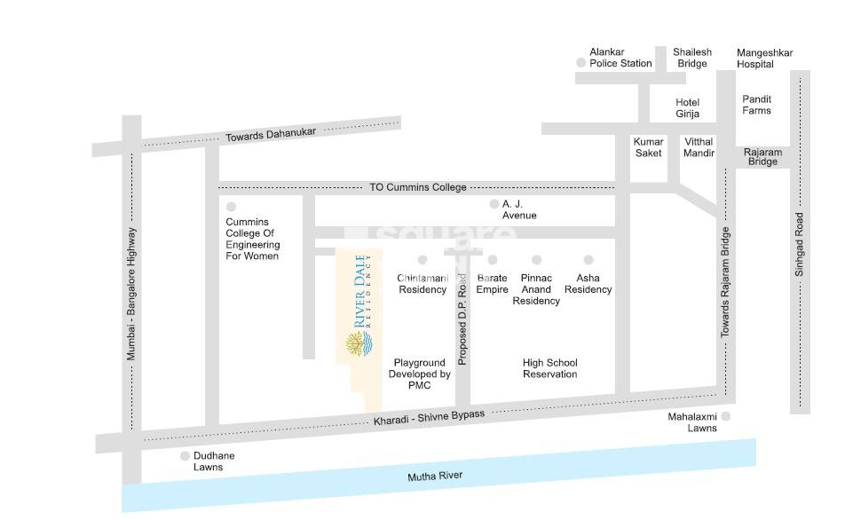 Pinnac Riverdale Residency Location Image