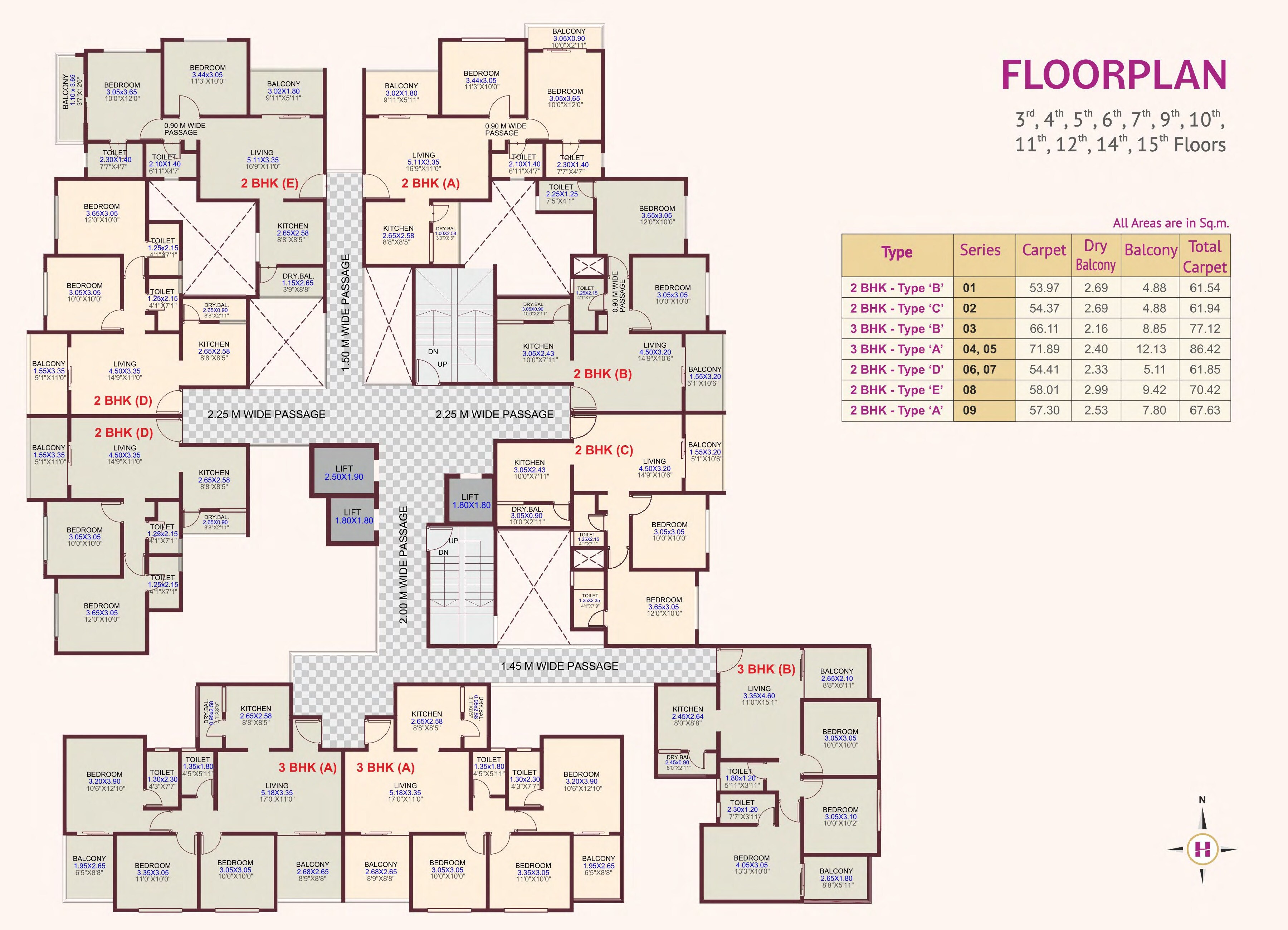 Pinnacle Horizon Floor Plans