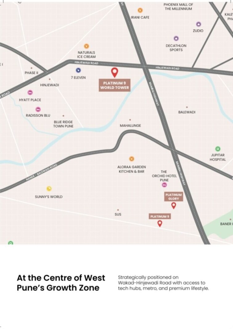 Platinum 9 World Tower Location Image