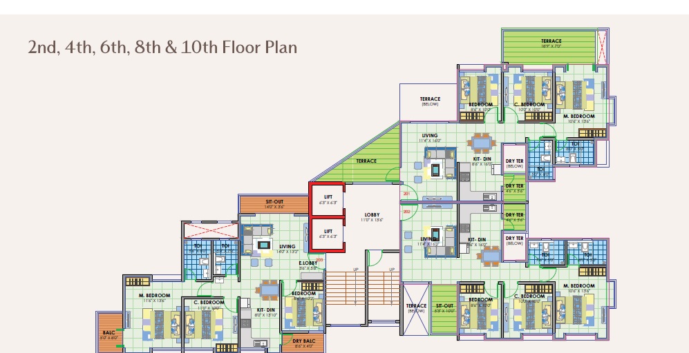 Platinum Glory Floor Plans